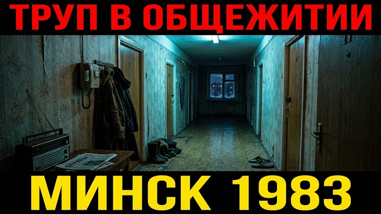МИНСК, 1983. Труп в общежитии. Соседи ничего не слышали. Разгадка пришла лишь через 15 ЛЕТ