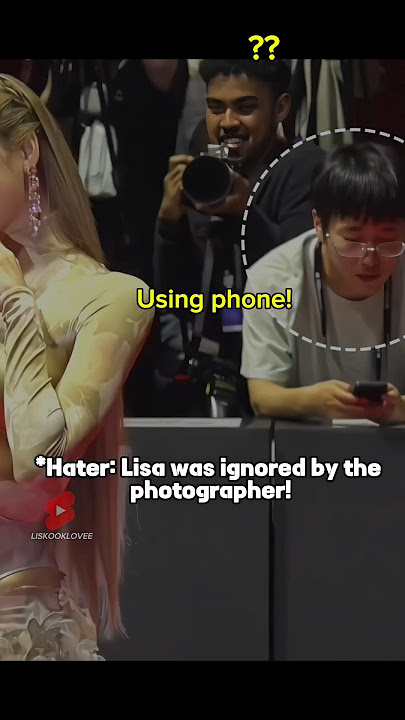 Did Lisa ignored by photographer's in Busan??😵‍💫 #blackpink #funny#kpop #lisa #jennie