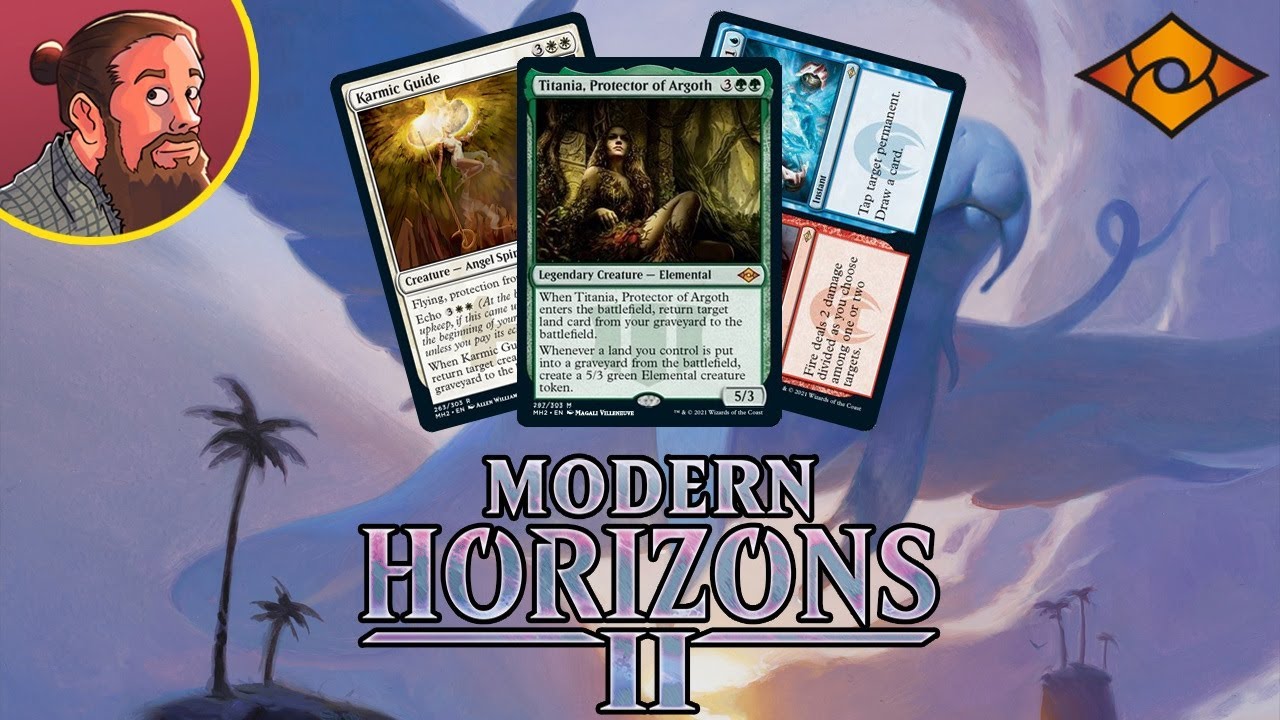 Modern Horizons 2 Spoilers — May 29 | Treasures, Titania, Karmic Guide,  Fire / Ice and More! - YouTube