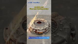 [LaserMen] Rusty Clutch Pressure Plate Restored by Laser Cleaning Machine ⚡ No Grinding Needed!