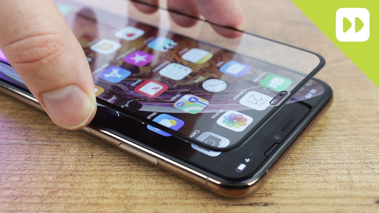 Olixar iPhone XS Max Full Cover Glass Screen Protector Installation Guide \u0026 Review