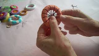 Wrapping rings in wool. Part 2