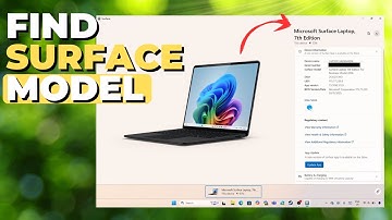 How To Find Microsoft Surface Model