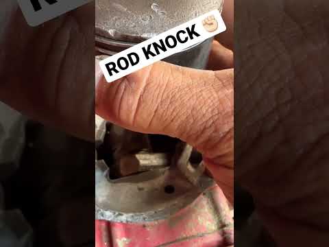 WHAT A ENGINE ROD KNOCK LOOKS LIKE #shorts