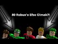 80 Robux'a Efso Karakter Dizmek ( 5 Erkek Karakter)