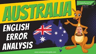 AUSTRALIA English Error Analysis Activity - LIVE English Lesson