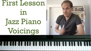 First Lesson in Jazz Piano Voicings