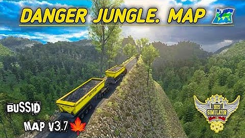 BUSSID Map Mod V3.7- Download DANGER 😈 JUNGLE 🍁 Map Mod For Bus simulator Indonesia #bussidmapmod 😈🍁