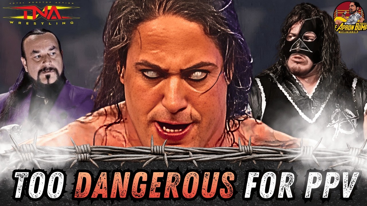 No-Rope Barbed Wire Match Goes Wrong! - TNA Against All Oods 2008 Review | APRON BUMP  - Ep 311