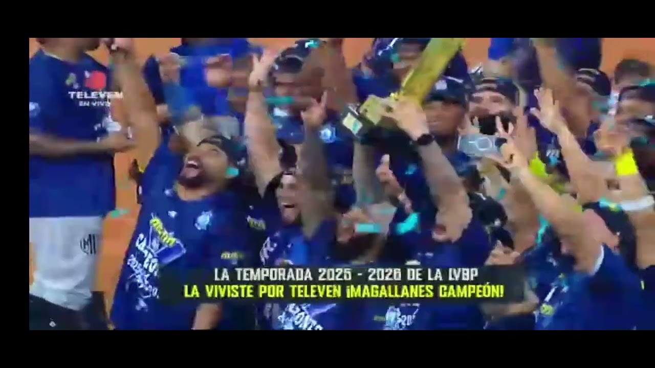 Magallanes levanta su trofeo 🏆 14 felicidades campeones 