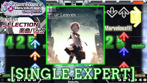 【DDR GP】 Four Leaves / Endorfin. [SINGLE EXPERT] 譜面確認 Play