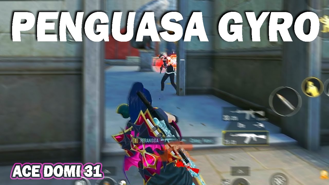 LINCAH BANGET!! GAYA BERMAIN SKYLINE PUBGM GYROSCOPE SOLO V SQUAD