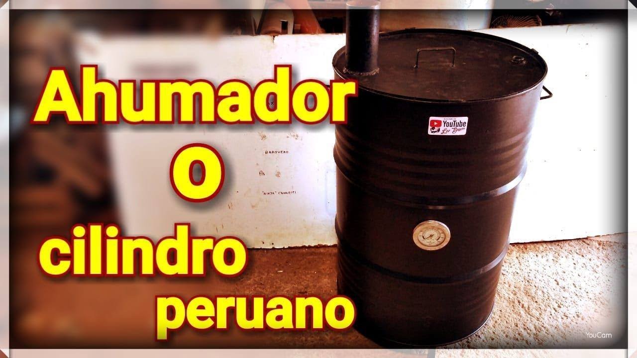 Mascotas Ten confianza Biblioteca troncal DIY Horno AHUMADOR o Cilindro PERUANO ( Smoker oven ) - YouTube