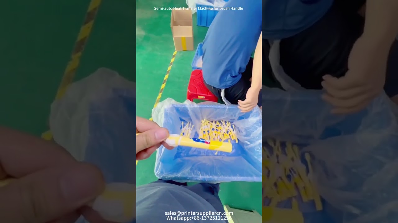 Semi-auto Heat Transfer Machine for Plastic Brush Handle
