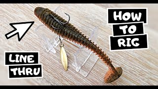How To Make Your Own Line Thru Swimbaits (EASY WAY) - Bass Fishing Tips and  Tricks 