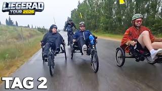 Der schlimmste Tag der Tour! | LIEGERADTOUR TAG 2 (Uncut) Part 1