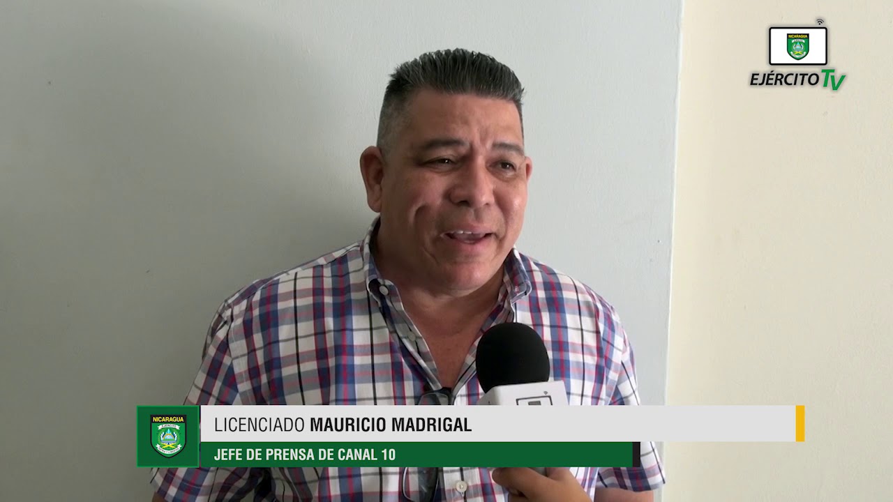 Ejército de Nicaragua conmemora el día nacional del periodista. - YouTube