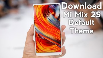 Download MI MIX 2S Official Theme star trail for miui 8 and miui 9, Third Party Theme, Miui 8 themes