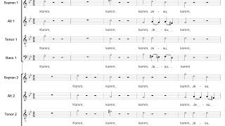 BWV229 Komm, Jesu komm (Bass1)