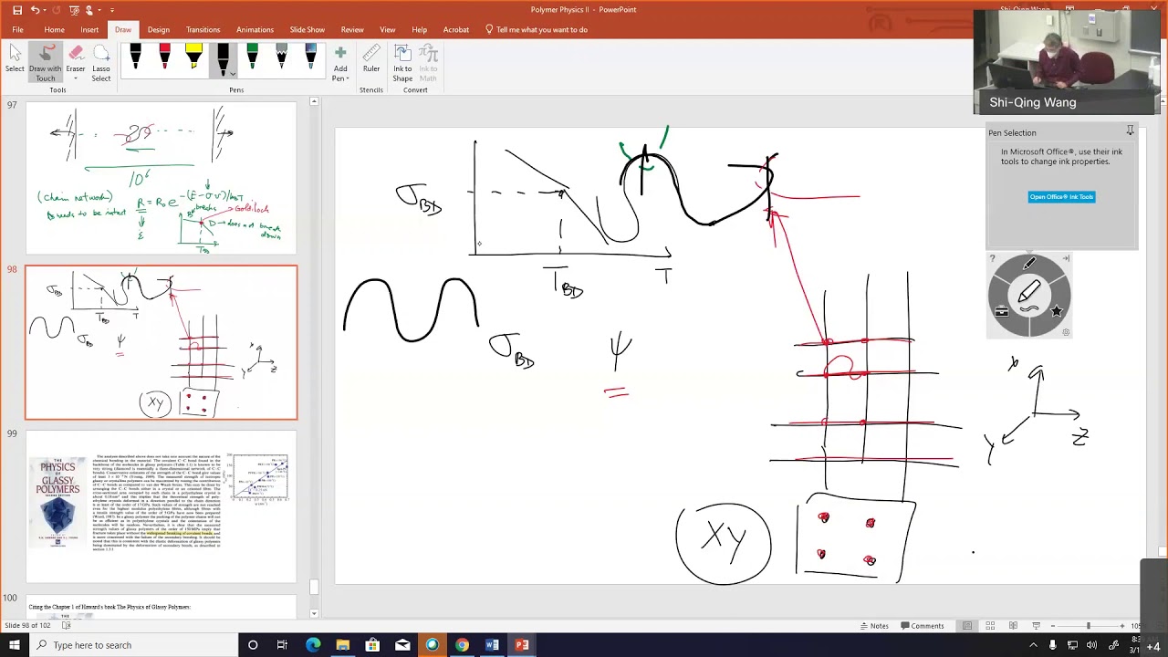 Polymer Physics (lecture on a molecular model for ductility of glassy polymers)