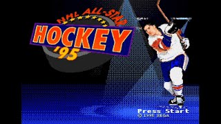 NHL All-Star Hockey '95. SEGA Genesis. Longplay