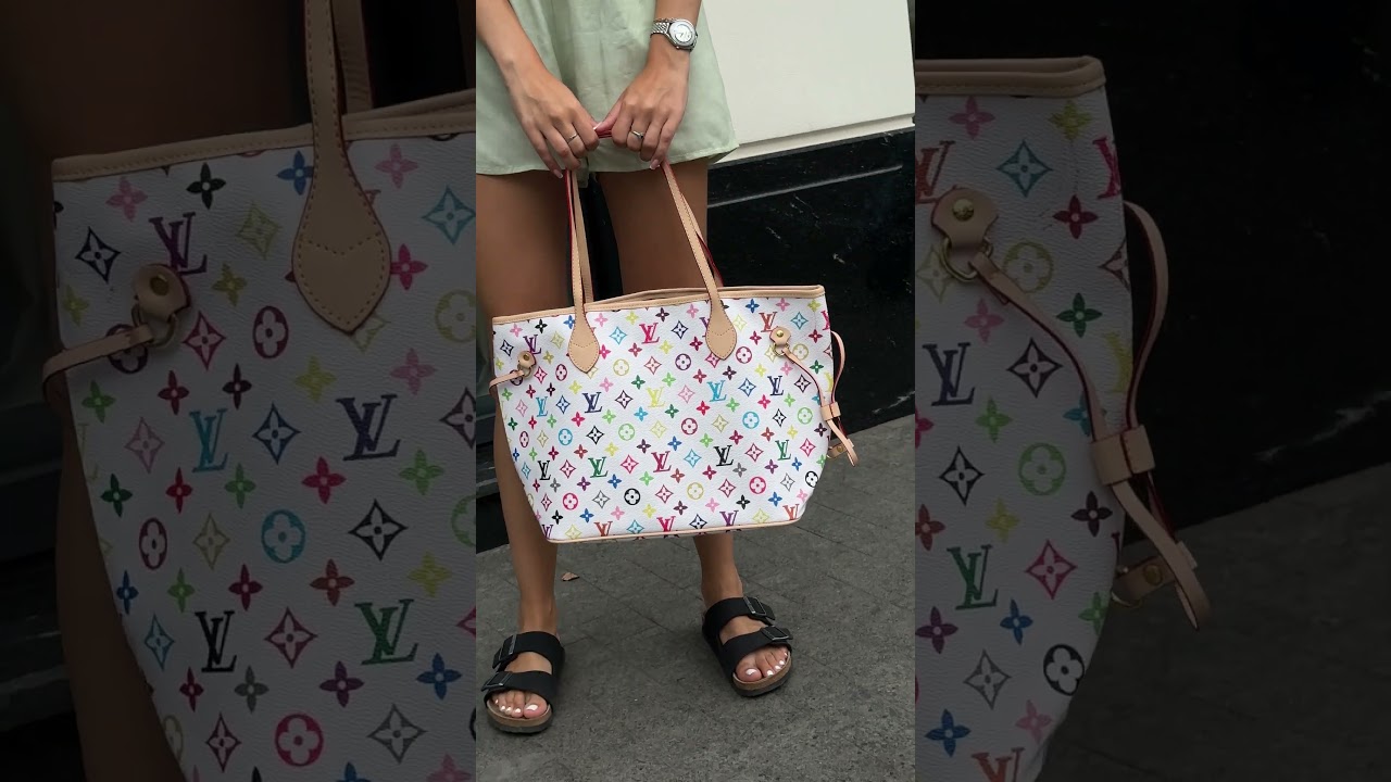 ❤️ Louis Vuitton x Murakami Takashi Neverfull MM Multicolor 🔗