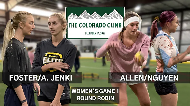 2022 CO Climb | Round Robin | Game 1 | Foster / A. Jenki v Allen / Nguyen | Spikeball Roundnet