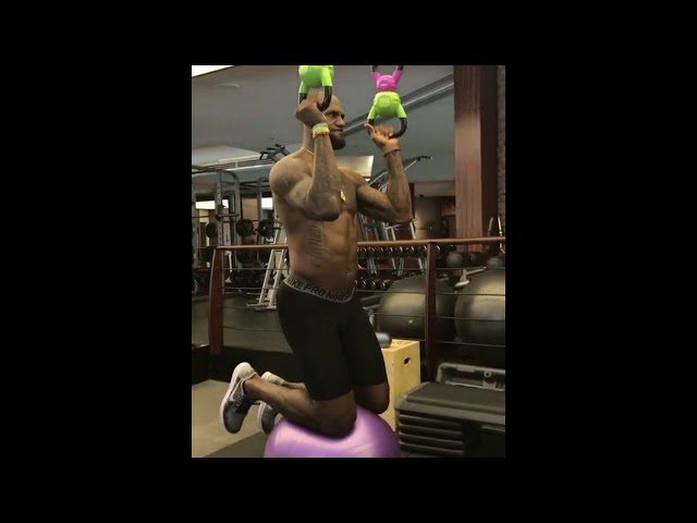 LeBron James Has An At Home Workout That Will Blow You Away – Fitness Volt