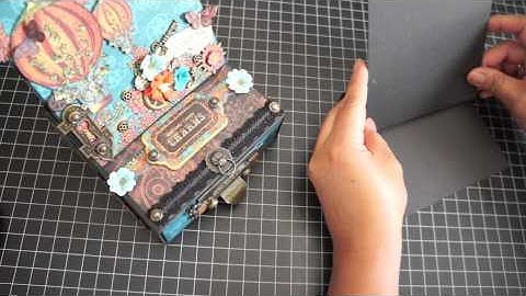 Steampunk Spells Easel Card Box and Tutorial
