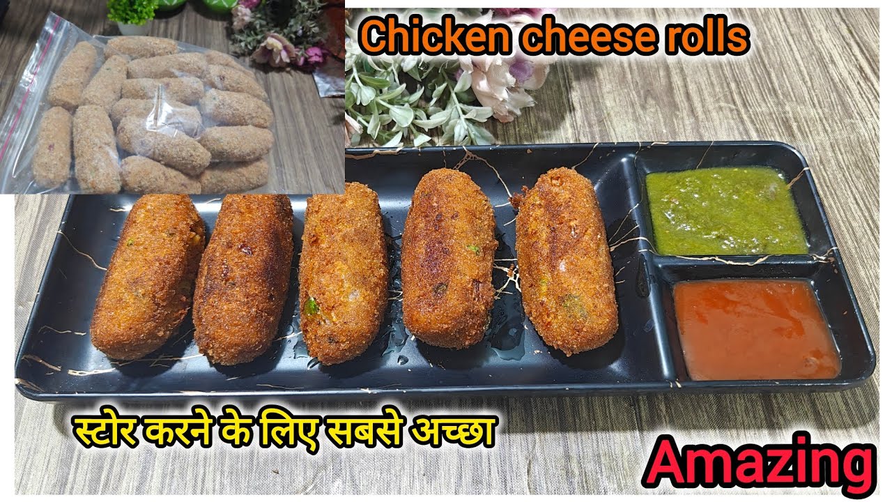 Crispy Chicken Cheese Roll😋 | Perfect Evening Snack