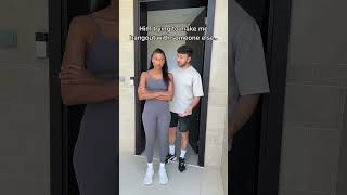 Girlfriend with separation anxiety 😂 #couple #skit #comedy #couplescomedy #coupleskit #anxiety