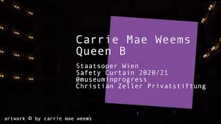 theartVIEw – Staatsoper Wien Eiserner Vorhang 2020/21 by Carrie Mae Weems