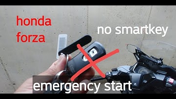 smartkey honda forza emergency id code (en) Chiave d