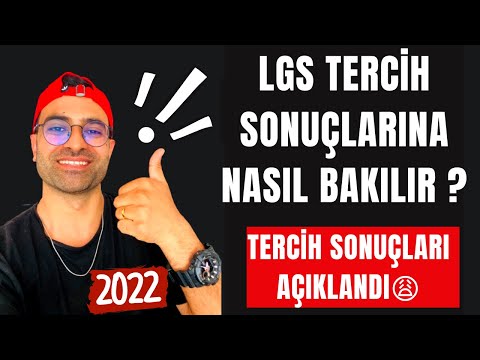 LGS TERCİH SONUÇLARI NASIL ÖĞRENİLİR 2022 | LGS TERCİH SONUÇLARINA NASIL BAKILIR