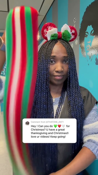  Hair braid color blend - YouTube