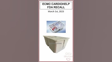 FDA RECALL 2023: ECMO Maquet Cardiohelp System: Potential Insufficient Packaging Sterility.