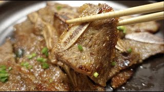 Korean beef barbeque(LA Galbi:LA갈비) praised by guests | Secret to tender| Doesn't burn when grilled