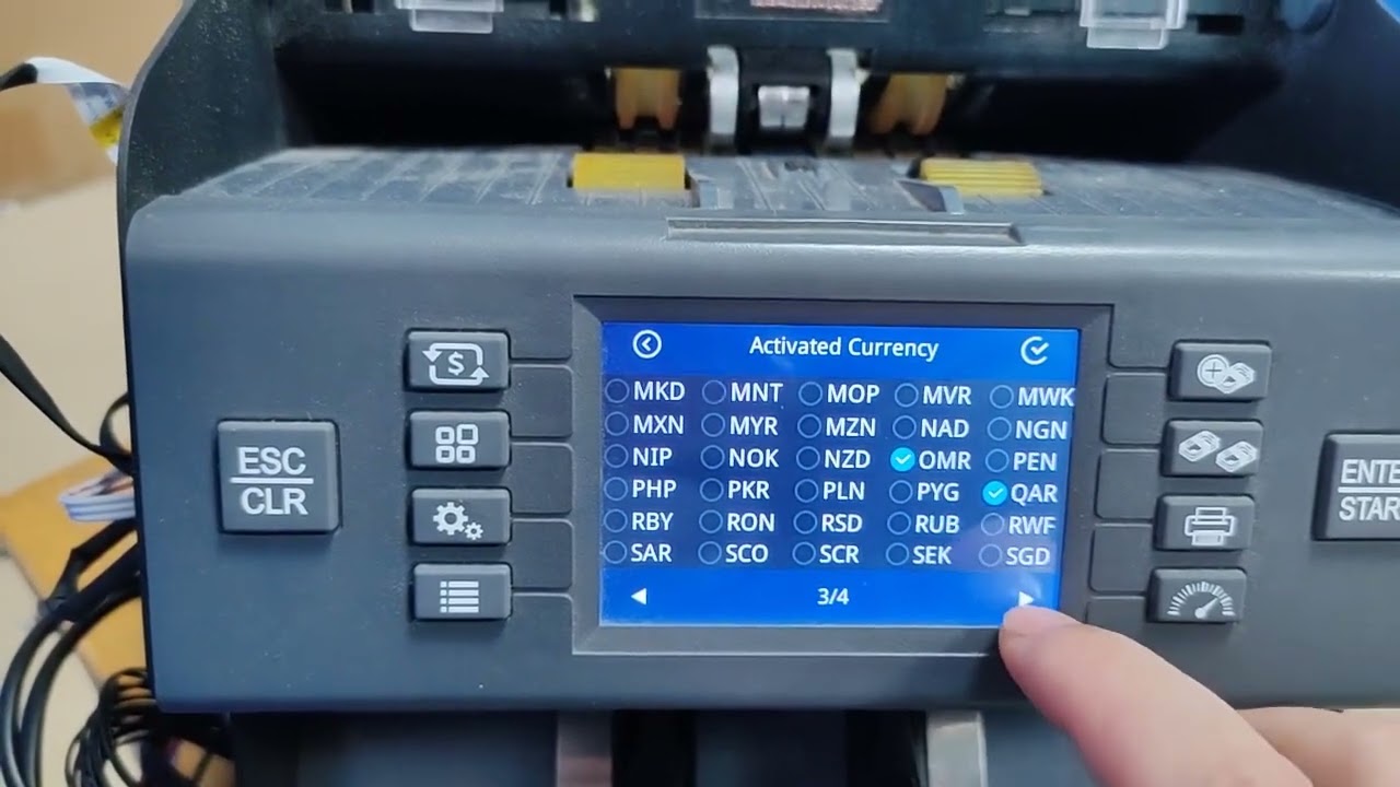 How to Remove BHD, KWD & Add PKR, IRR on BC-55 Money Counter Machine