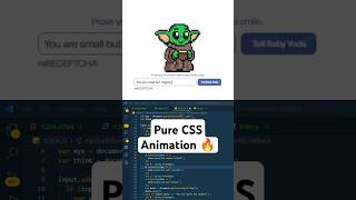 Make Baby Yoda Smile CAPTCHA CSS Animation