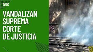 Vandalizan Suprema Corte De Justicia