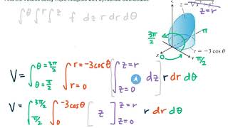 MAT273 - Unit4 - 15.7c Volume In Cylindrical Coordinates