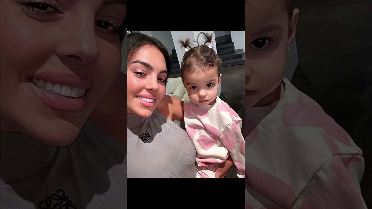 Georgina & Cristiano with Bella Esmeralda ❤️ #onlylove #toocute #daughter #cr7