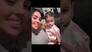 Georgina Cristiano With Bella Esmeralda