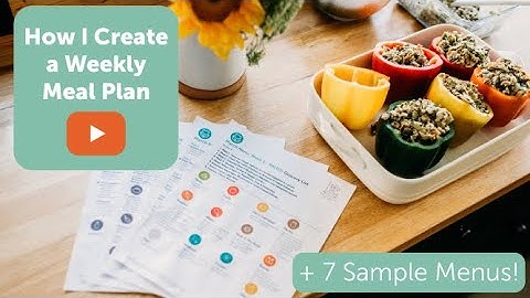 MEAL PLANNING 101 // How I Created A Weekly Meal Plan System (+ 7 sample weeks!)