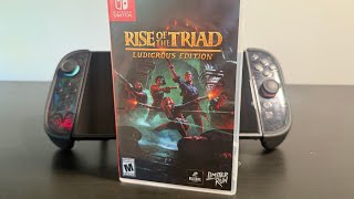 Rise of the Triad Nintendo Switch unboxing