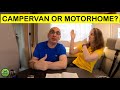 Campervan or Motorhome? | Things to Consider (What we found out - The Hard Way)