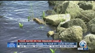 Scott invites Obama to tour St. Lucie Estuary