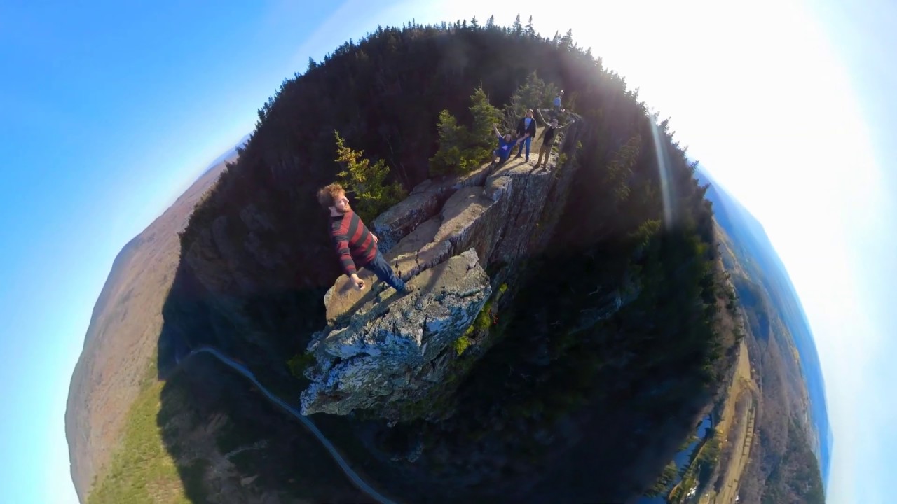 On the Edge: 700 feet above Dixville Notch!