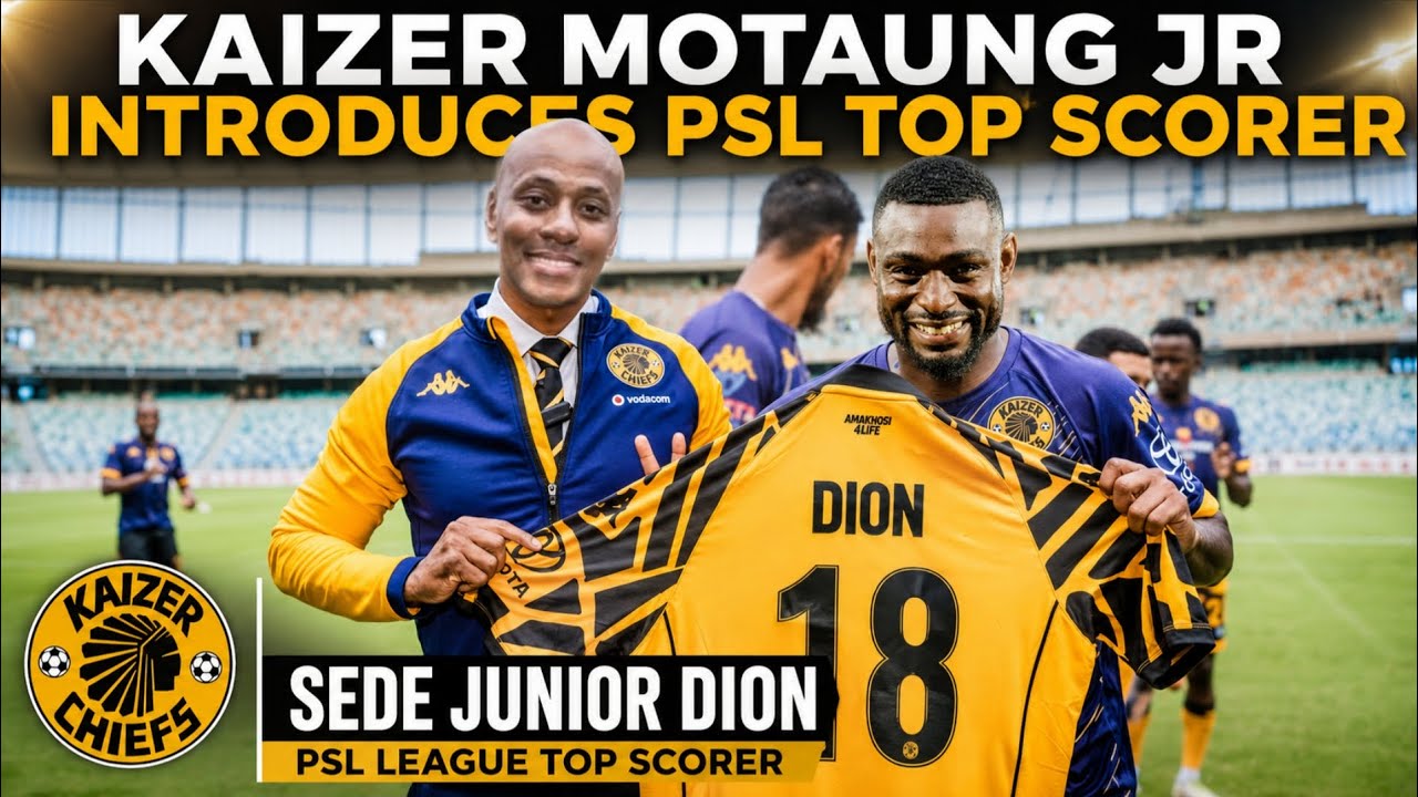 DONE DEAL | KAIZER MOTAUNG JR UNVEILS PSL TOP SCORER SEDE JUNIOR DION | Welcome