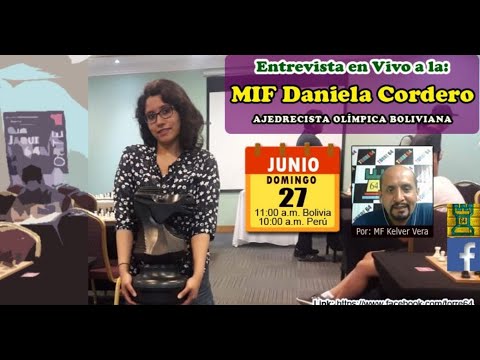 Entrevista en vivo a la MIF Daniela Cordero de Bolivia | 27 Jun 2021